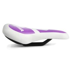 Azur Pro Air Kids Saddle - Purple/White