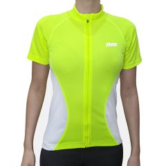 Netti Cruze Womens Jersey - Fluro Yellow/White