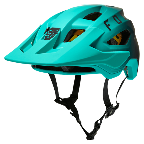 teal mountain bike helmet