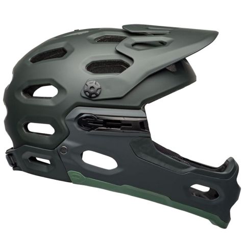 mountain bike helmet with face guard