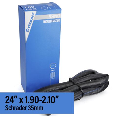 Bike Shop Bicycle Inner Tube, Schrader Valve, 12.5 x 1.75-2.25