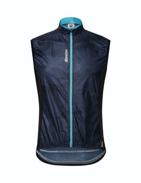 Santini Fine Vest - Blue