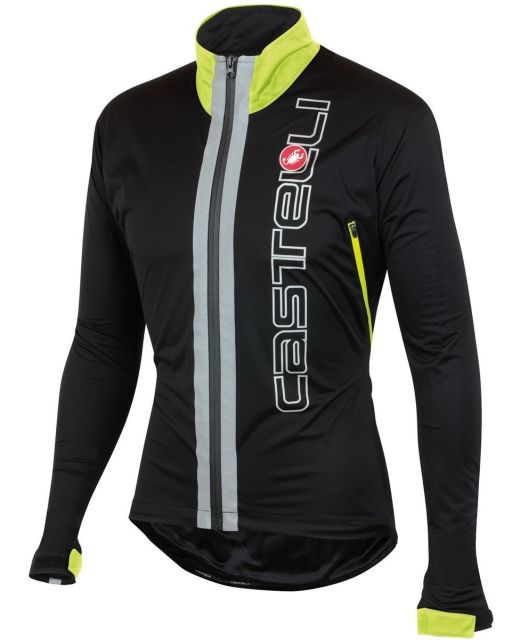 Castelli Confronto Jacket - Black/Yellow
