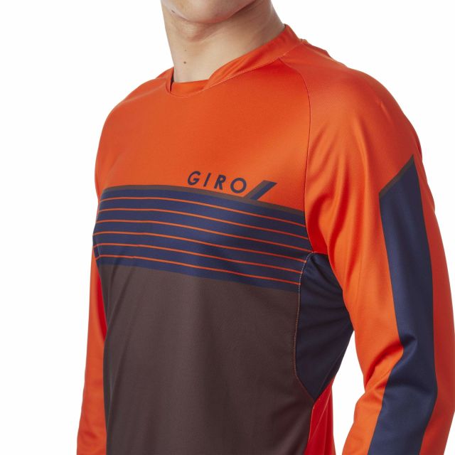 Giro Roust MTB Long Sleeve Jersey - Flame Orange