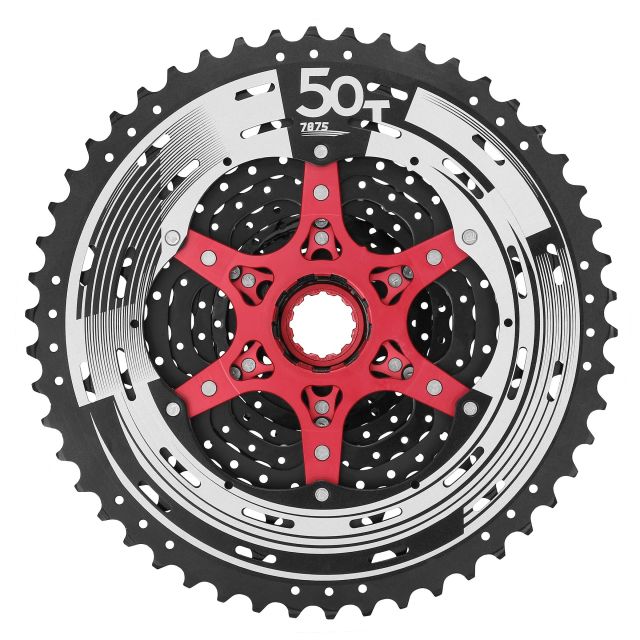 12-Speed Sunrace MZ90 Cassette - Black Chrome