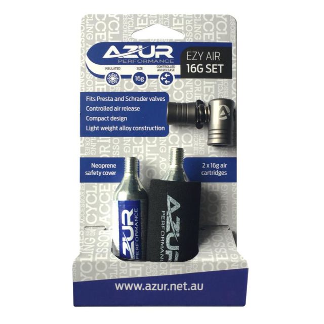 Azur Ezy Air 16g Co2 Inflator Pump Set