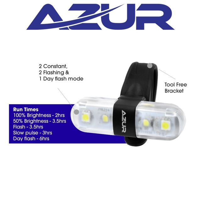 Azur Nano 60 USB Front Light (60 Lumens)