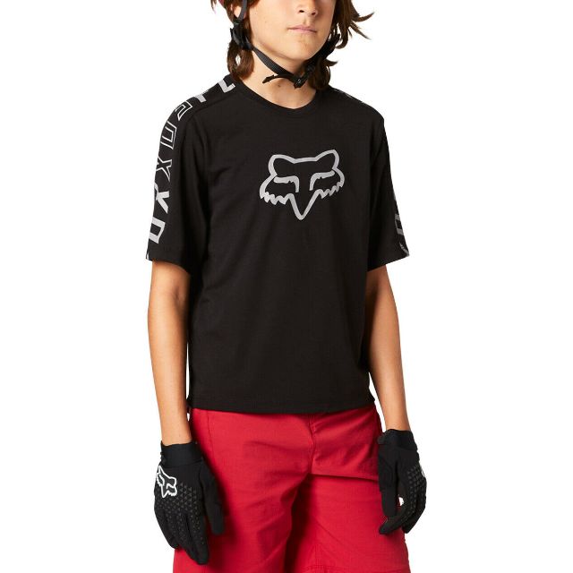 Fox Youth Ranger DriRelease Short Sleeve Jersey 2021 - Black