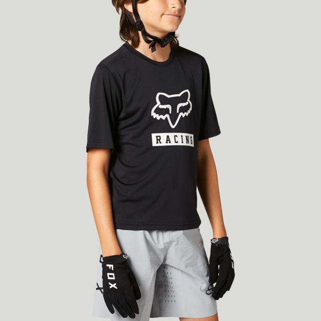Fox Youth Ranger Short Sleeve Jersey 2021 - Black
