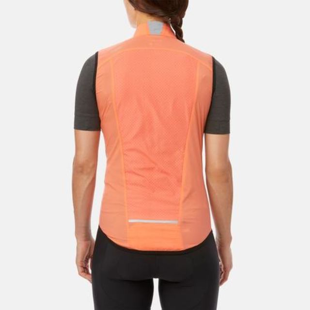 Giro Chrono Expert Wind Womens Vest - Peach Orange