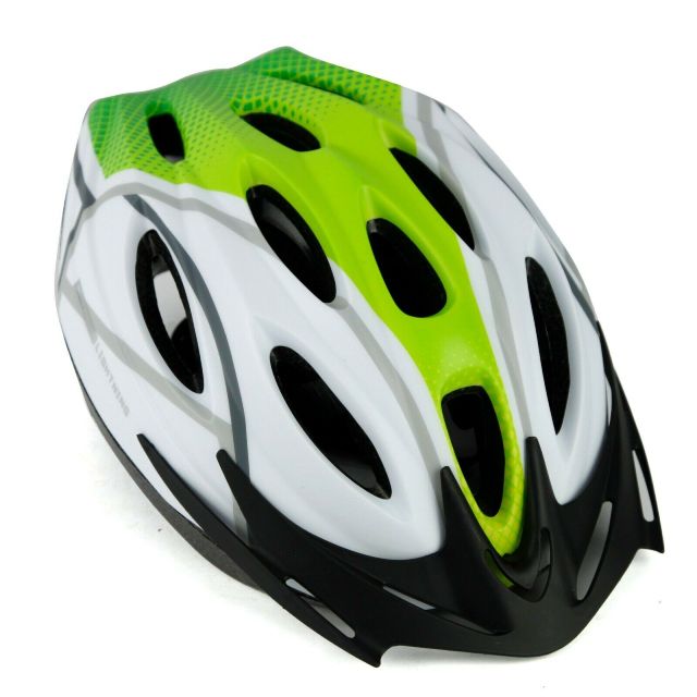 Netti Lightning Helmet – White/Green