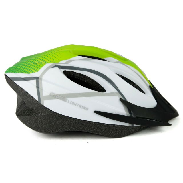 Netti Lightning Helmet – White/Green