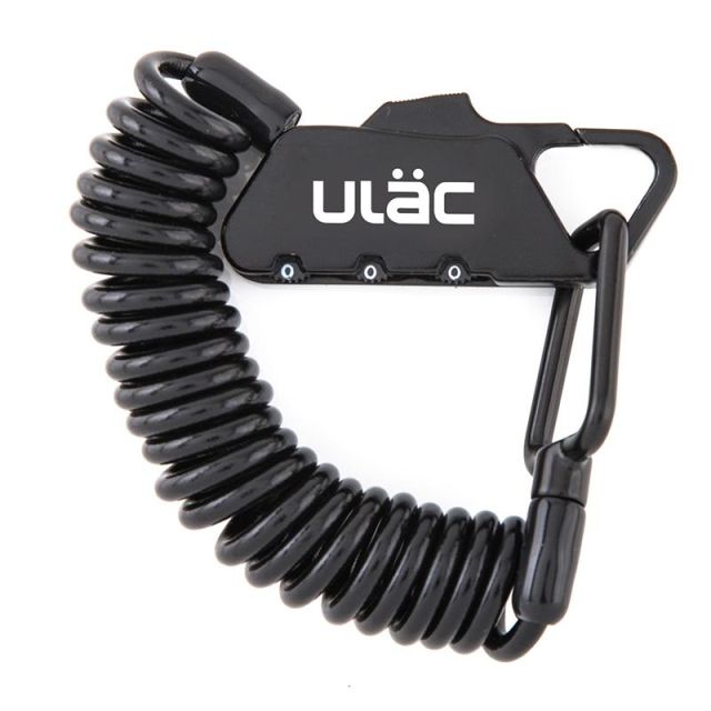 ULAC Piccadilly LTD Karabiner Combination Cable Lock - Black