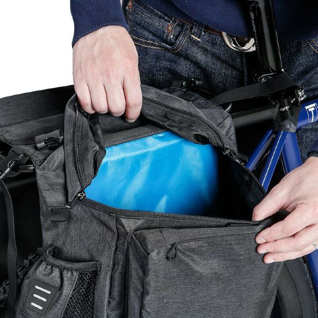 Roswheel 3-in-1 Triple Pannier Set 35L - Grey