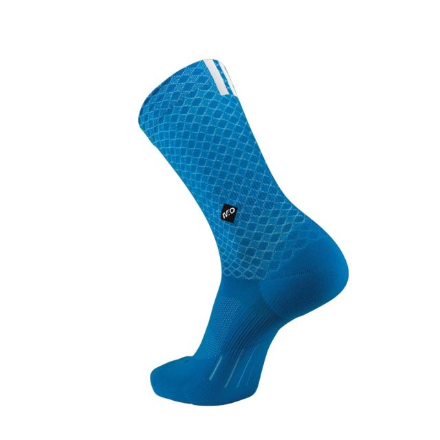 M2O Diamond Crew Plus Socks - Blue
