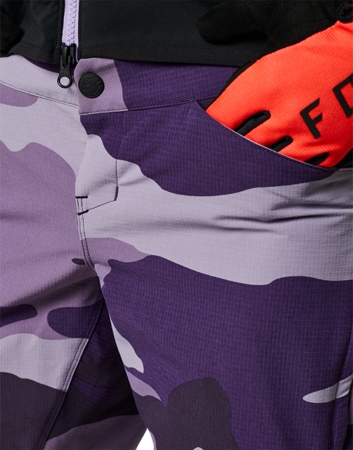 Fox Ranger Womens Shorts 2021 - Refuel Dark Purple Camo
