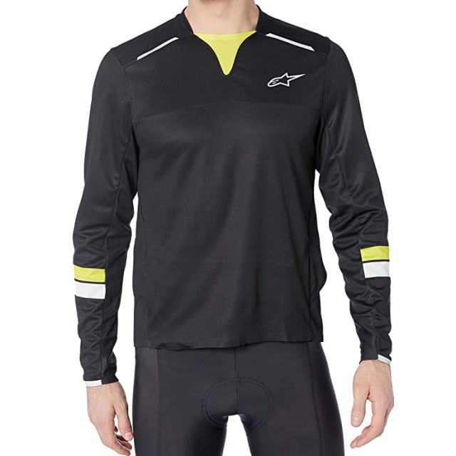 Alpinestars Drop Pro Long Sleeve Jersey - Black / Yellow