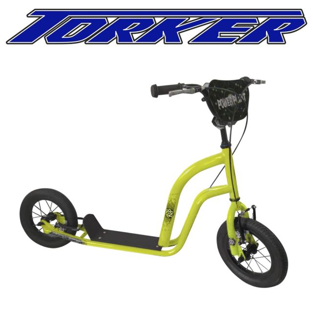 Kids blow up tyre scooter - yellow