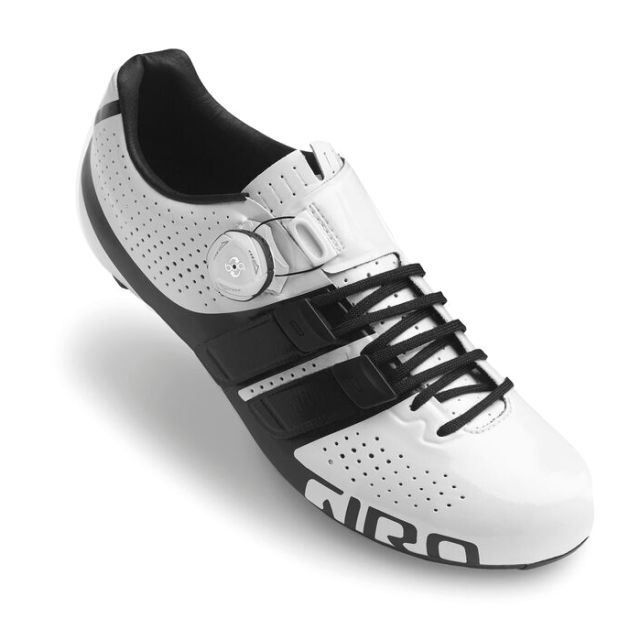 Giro Factor Techlace Road Shoes - White/Black