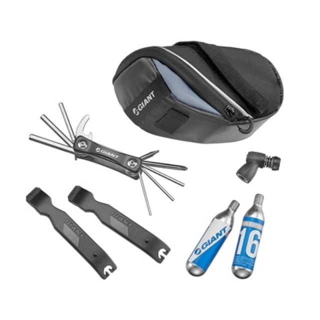Giant Quick Fix Compress Bike Essentials Combo Kit with CO2 Inflator