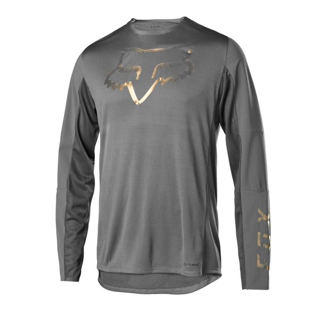Fox Flexair Delta Limited Edition Long Sleeve Jersey - Grey