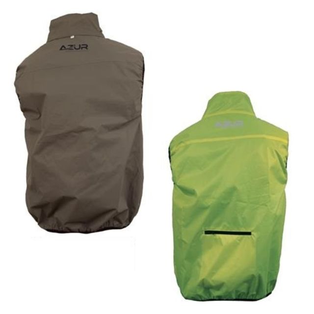 Azur Transverse 2-in-1 Reversible Vest - Yellow/Reflective
