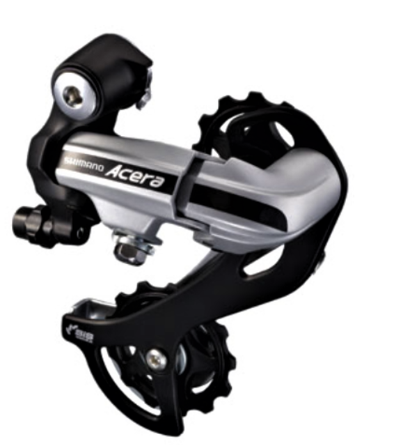 7/8s Shimano Acera M360 SGS Rear Derailleur Silver-01