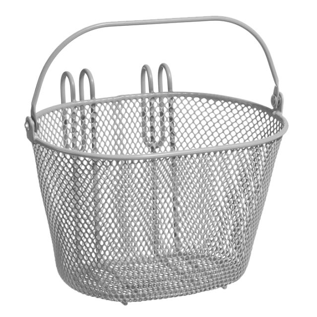 Kids Wire Front Basket - Silver