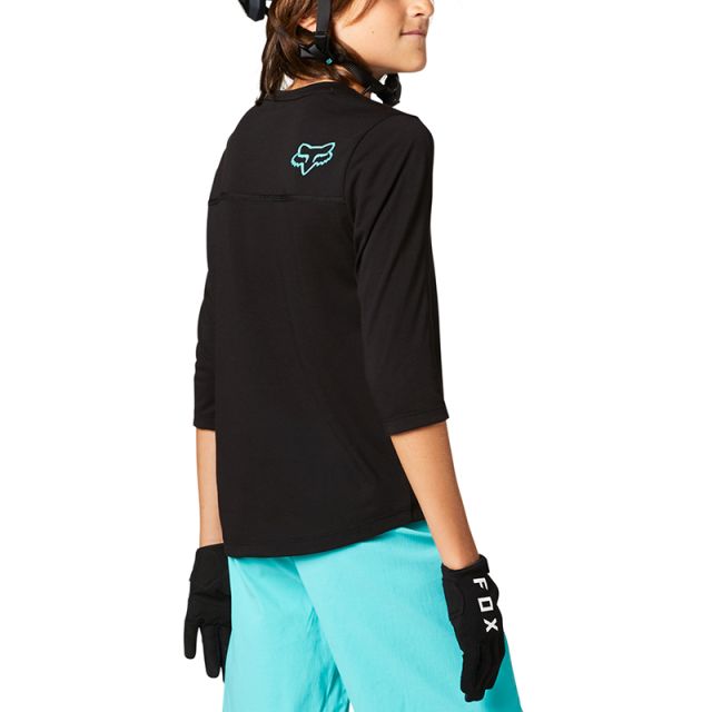 Fox Youth Ranger Drirelease 3/4 Jersey 2021 - Black