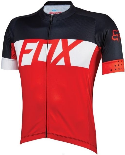 Fox Ascent Short Sleeve Jersey 2016 -Red L