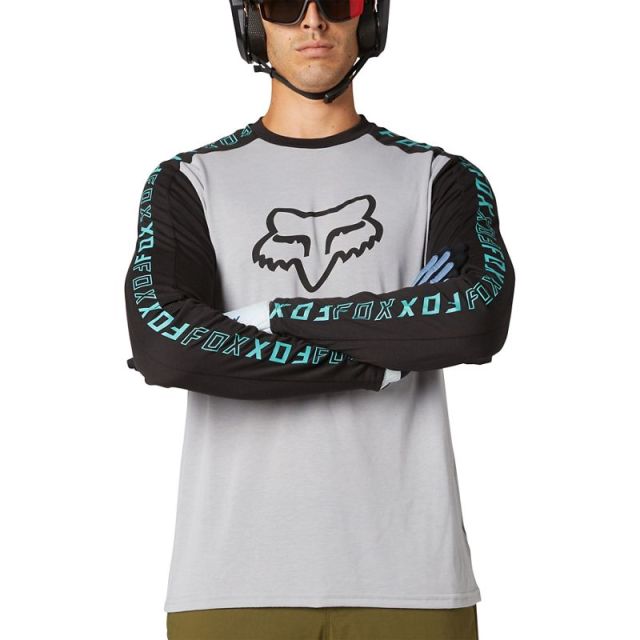 Fox Ranger Drirelease Long Sleeve Jersey 2021 - Grey