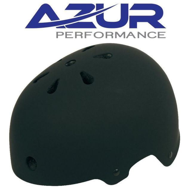 Azur U80 BMX Helmet - Matte Black- Small