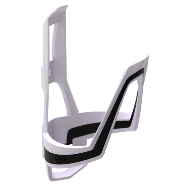 BBB DualCage Comp Bottle Cage - White/Black