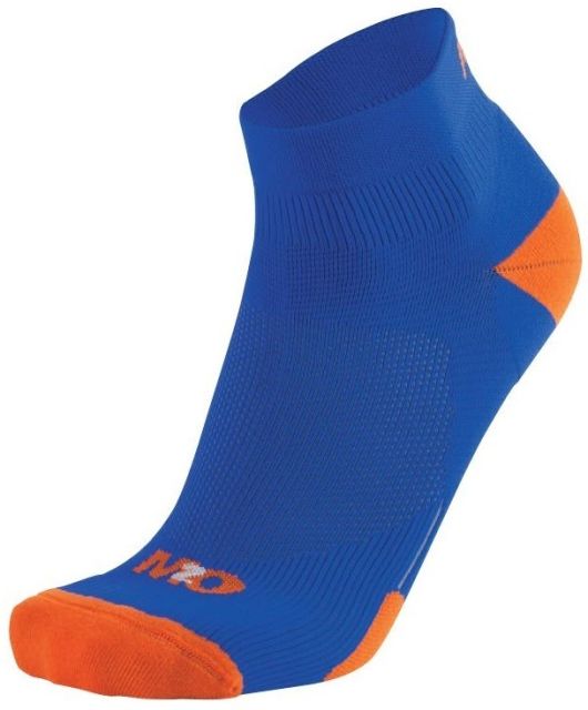 M2O Low Rise Socks -Blue/Orange  L