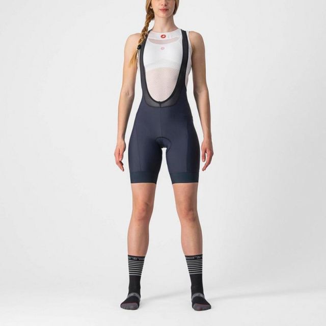 Castelli Prima Womens Bib Shorts - Saville Blue 2