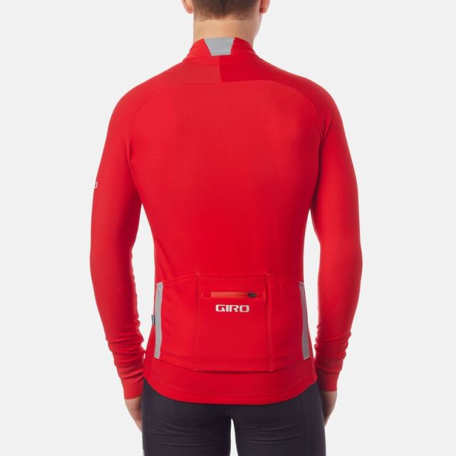 Giro Chrono Thermal Long Sleeve Mens Jersey - Red