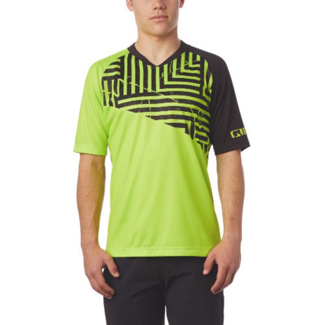 Giro Roust Jersey - Lime Green/Black