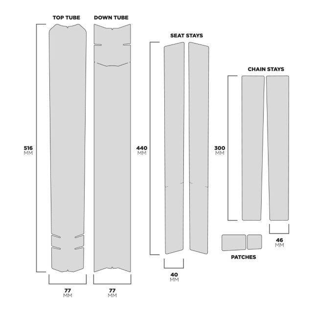 Slicy Sublimistick Frame Protection Set Gloss 3