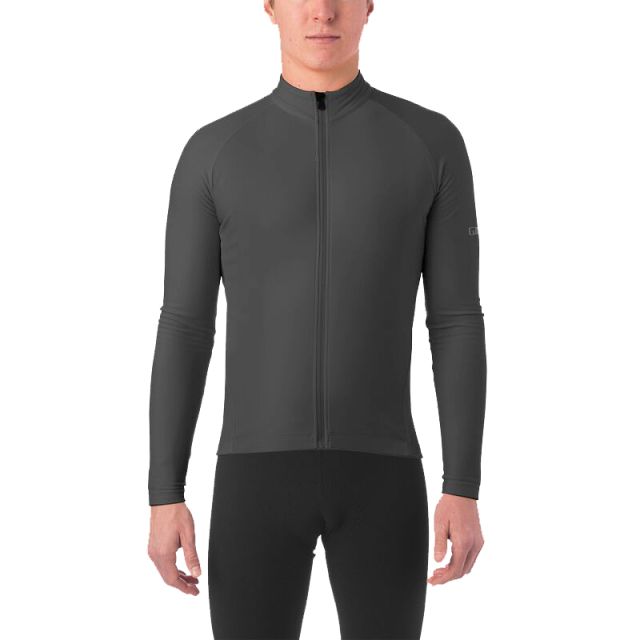 Giro Chrono Thermal Long Sleeve Mens Jersey - Charcoal Grey