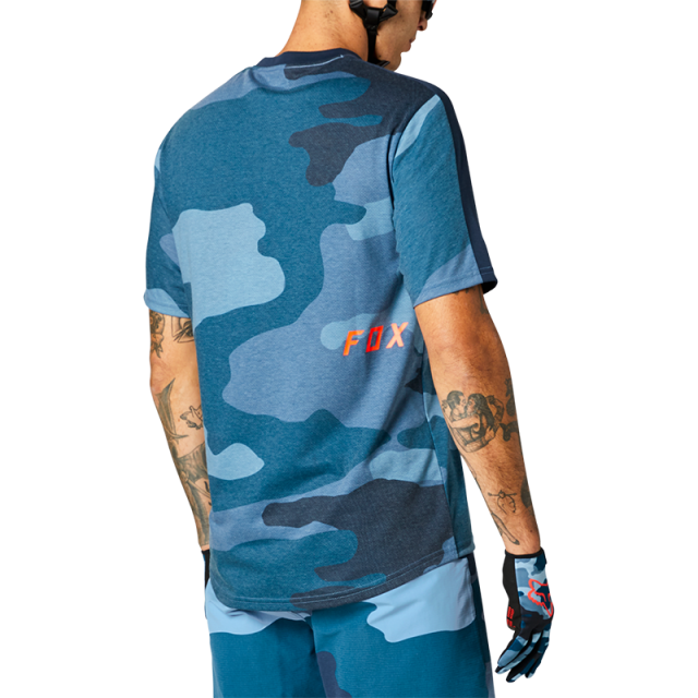 Fox Ranger DriRelease Jersey 2021 - Refuel Blue Camo