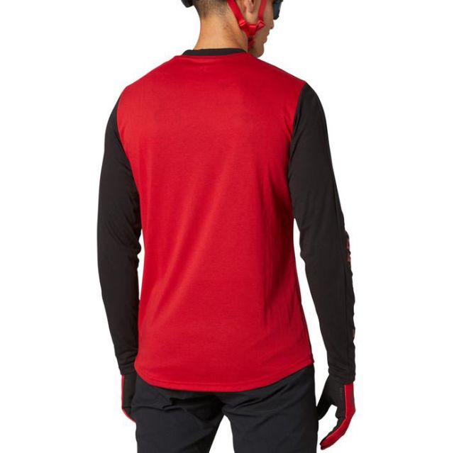 Fox Ranger Drirelease Long Sleeve Jersey 2021 - Chili Red