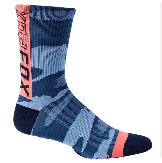 Fox 6" Ranger Socks - Refuel Blue Camo