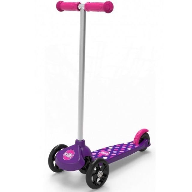 Balbi Junior 3 Wheel Scooter - Purple/Pink