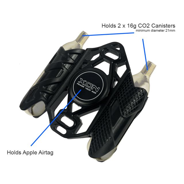 Apple Airtag & CO2 Cartridge Holder Bicycle Frame Mount Ivanhoe Cycles