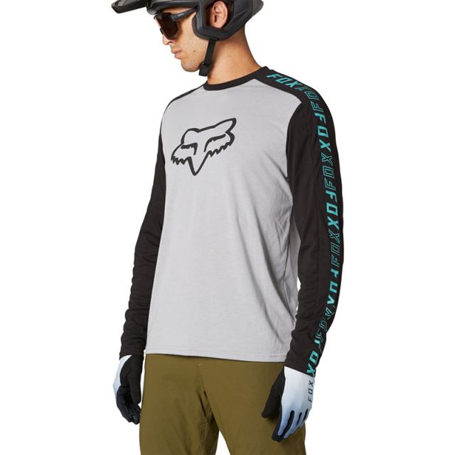 Fox Ranger Drirelease Long Sleeve Jersey 2021 - Grey