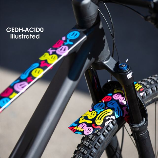Slicy Enduro/Downhill MTB Front Mudguard - Acid Trip 2