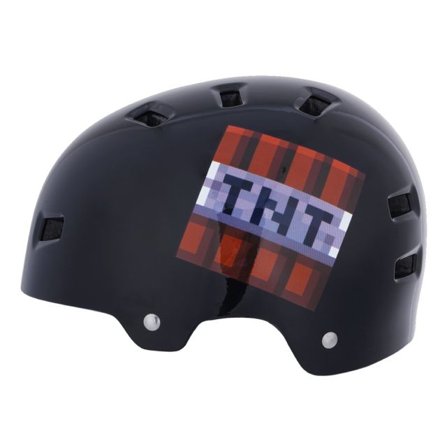 Azur Kids Helmet Minecraft TNT Black Ivanhoe Cycles