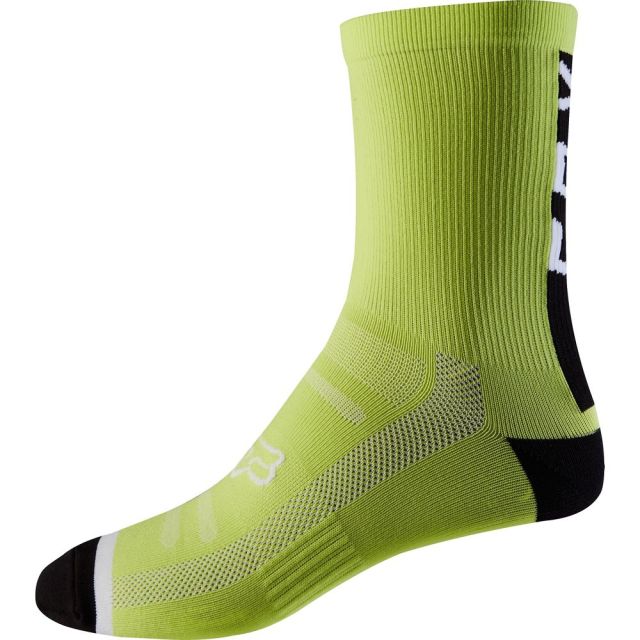 Fox DH Moth 8" Socks - Yellow/Black