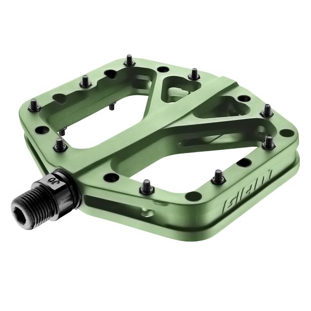 Giant Pinner Elite Flat Pedals Sage Green Ivanhoe Cycles