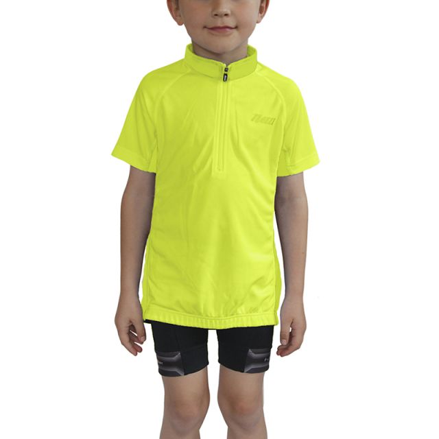 Netti Mini Breeze Kids Jersey - Fluro Yellow